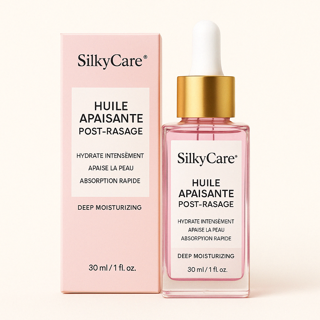 SilkyCare – Huile Apaisante Post-Rasage